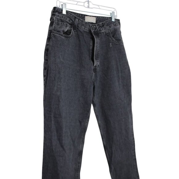 Everlane The Curvy 90's Cheeky Straight Ankle Jean Washed Black Button Fly Sz 33 - Picture 3 of 12